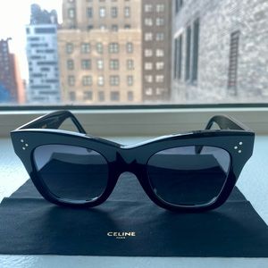 CELINE CAT-EYE SUNGLASSES S004 - Acetate with polarized lenses. ONE SIZE